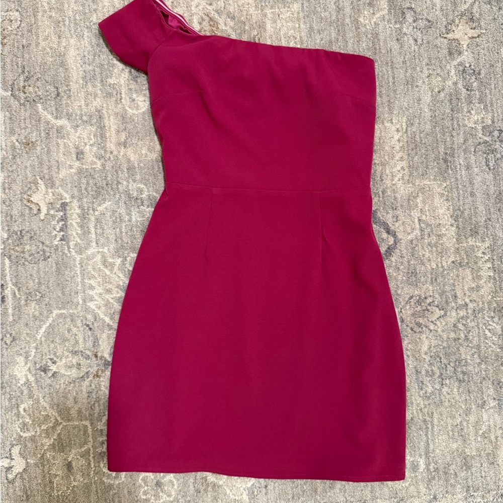 Lovers + Friends One-Shoulder Mini Dress